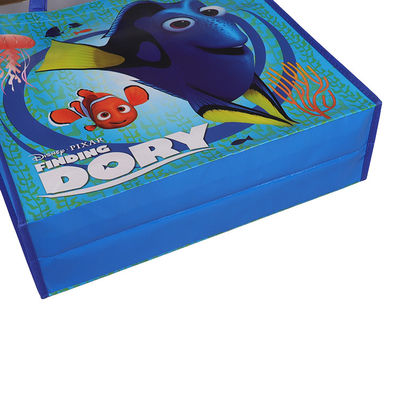 15" Length 9.5" Width Silkscreen Printing Non Woven Reusable Bags