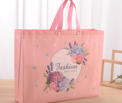 Silk Screen Printing CMYK Color Laminated Polypropylene Tote Bags