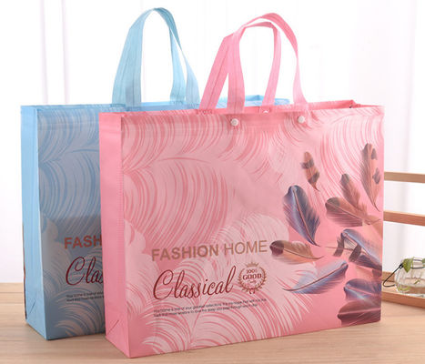 Silk Screen Printing CMYK Color Laminated Polypropylene Tote Bags
