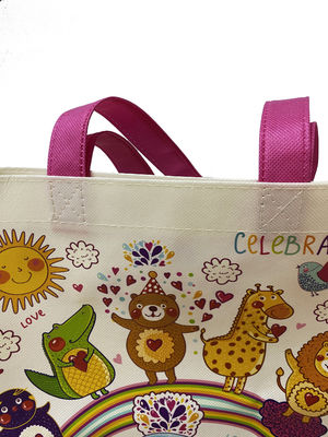 Non Woven Promotional Animal Pattern Polypropylene Tote Bags