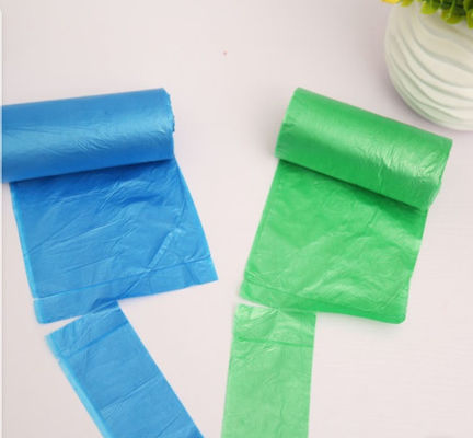 Customized Color Waterproof Plastic Garbage Bags With Drawstring