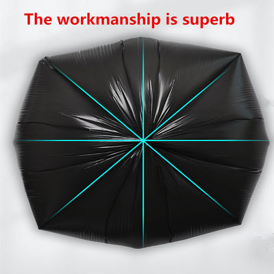 Big Volume Leak Proof Black Polythene For Dustbin , Large Black Plastic Bags