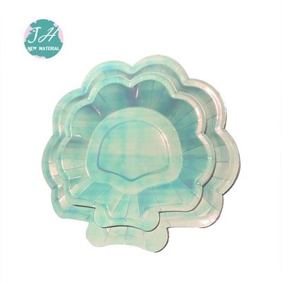 Plaques à papier florales européennes de catégorie comestible du style 7inch