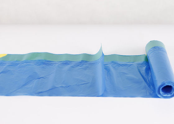 Les déchets en plastique d'espace libre de déchets de cordon de HDPE mettent en sac la couleur adaptée aux besoins du client