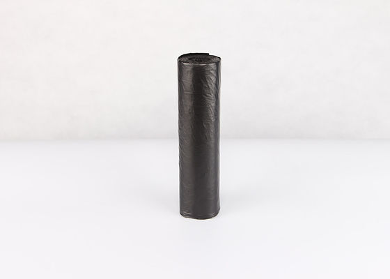 Les sacs de déchets en plastique noirs biodégradables de 55 gallons plient le LDPE fait sur commande